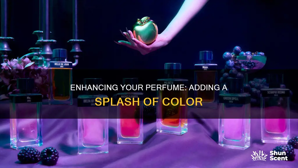 can i add color to my perfume