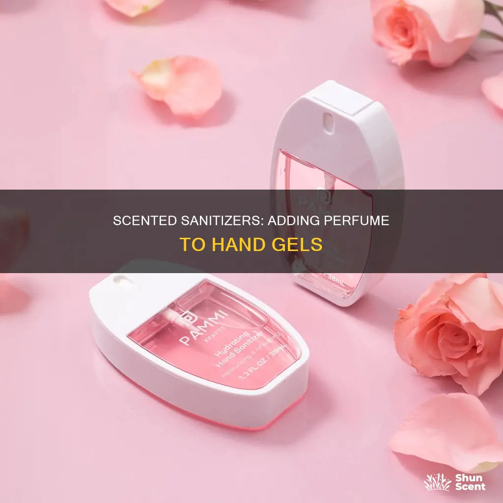can i add perfume to hand sanitizer