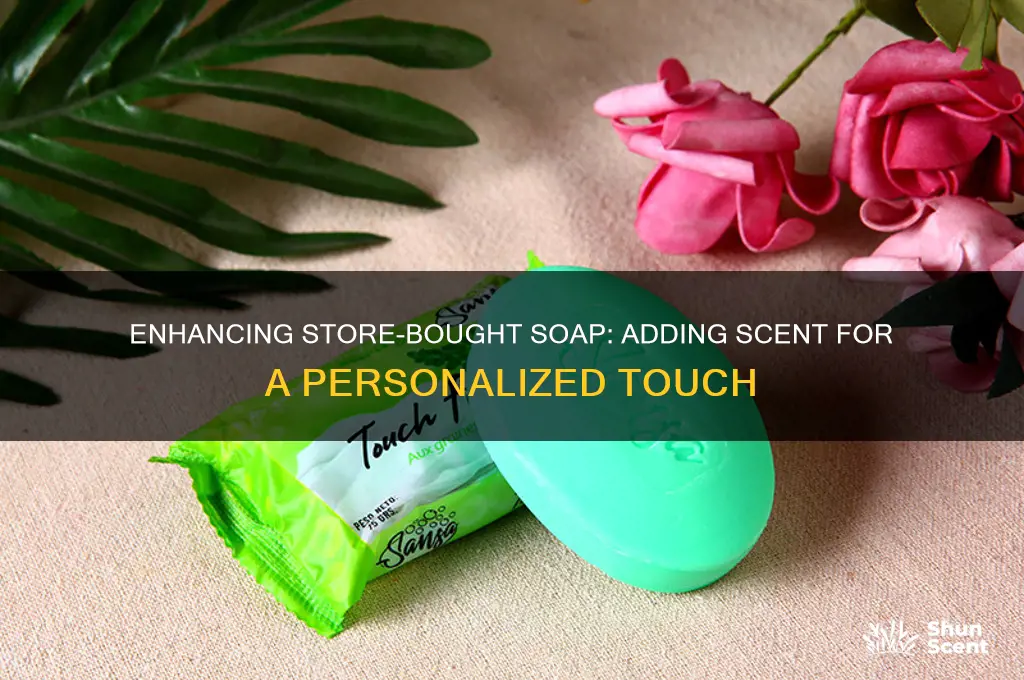 can i add scent to store bought soap