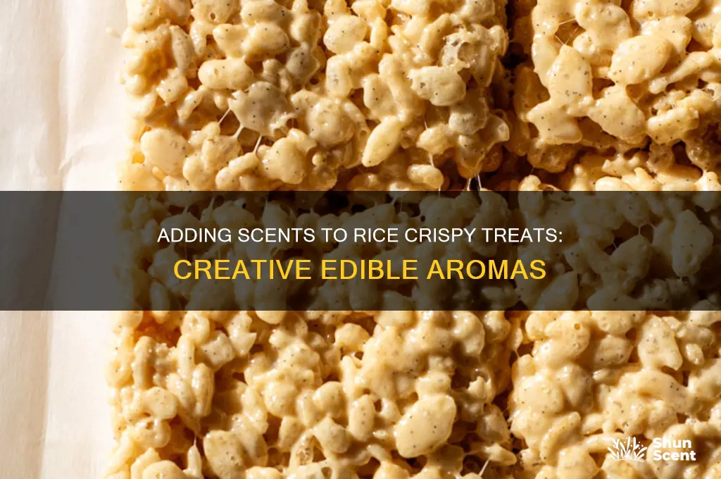 can i add scented to rice crispy treats