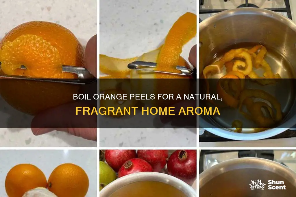 can i boil orange peels for scent