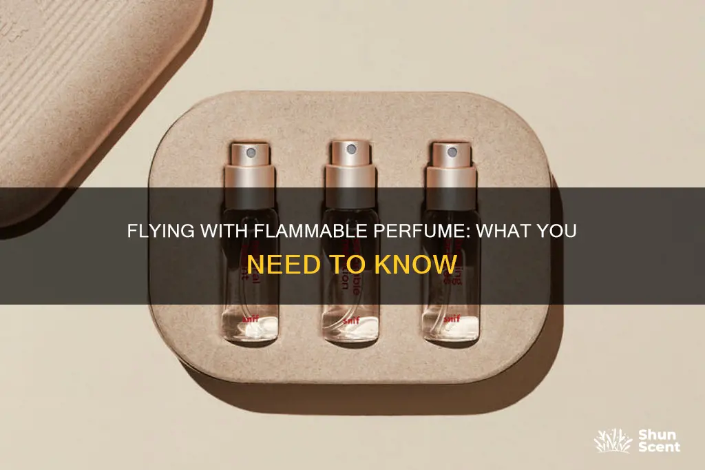 can i bring flammable perfume on plane