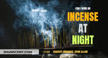 Burning Incense at Night: Is It Safe?