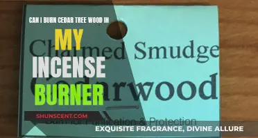 Burning Cedar Wood: Safe for Incense Burners?