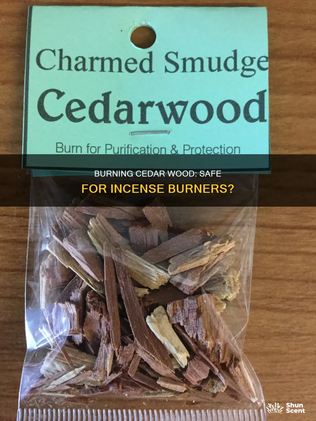 can i burn cedar tree wood in my incense burner