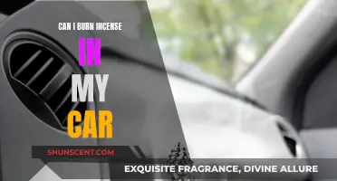 Burning Incense in Your Car: Safe or Not?