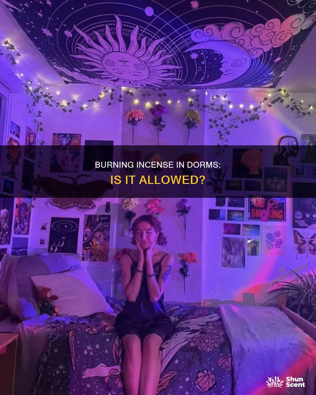 can i burn incense in my dorm