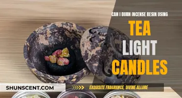 Burning Incense Resin with Tea Light Candles: Is It Possible?