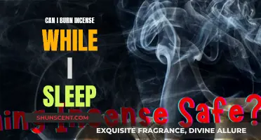 Burning Incense While Sleeping: Safe or Not?