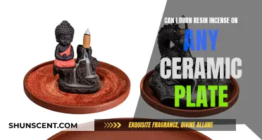 Burning Resin Incense: Choosing the Right Ceramic Plate