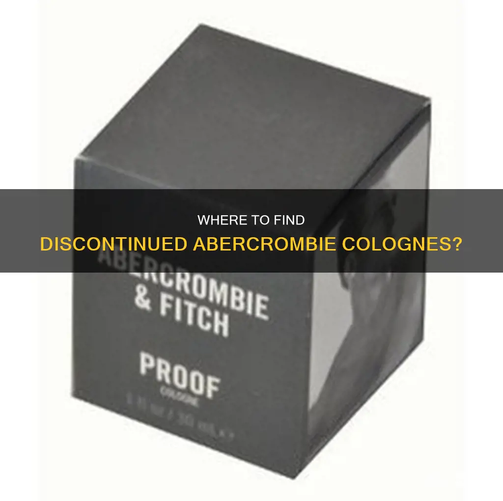 can i buy discontinued cologne from abercrombie