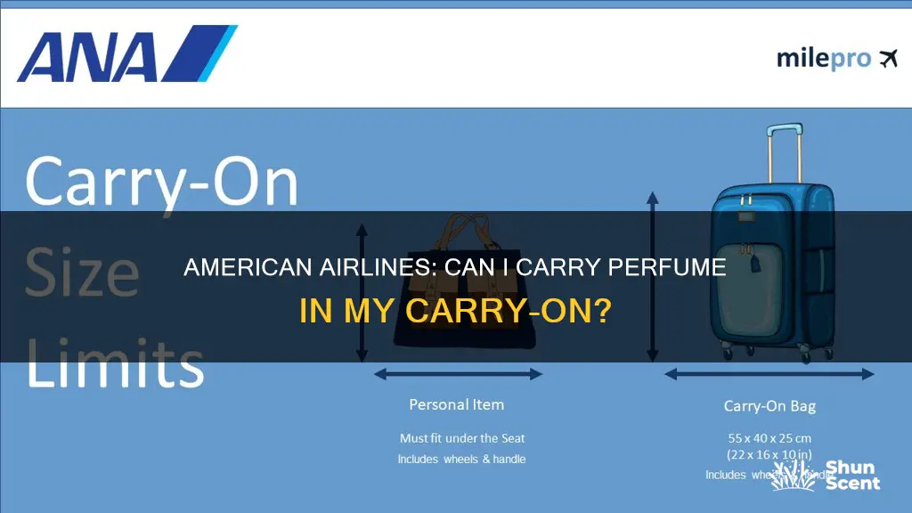 can i carry perfume in carry on american airlines