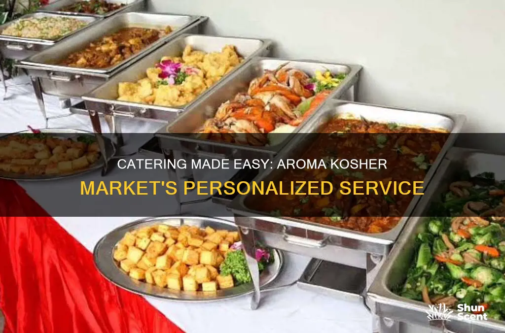 can I cater per person at aroma kosher market