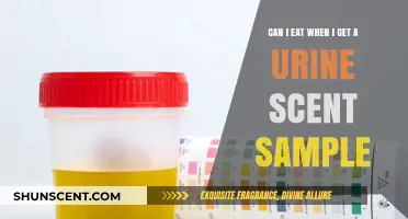 Can You Eat Before a Urine Scent Sample Test?