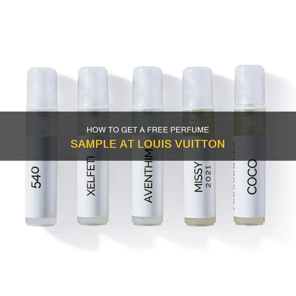 can i get a free sample of perfume at louis