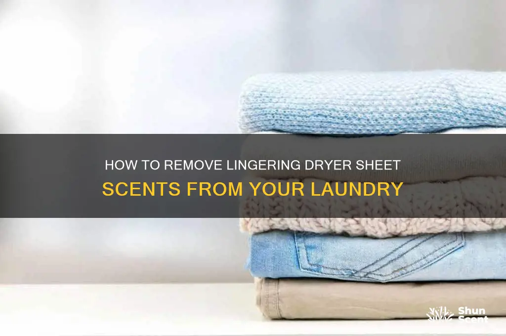 can i get the scent out of dryer sheets