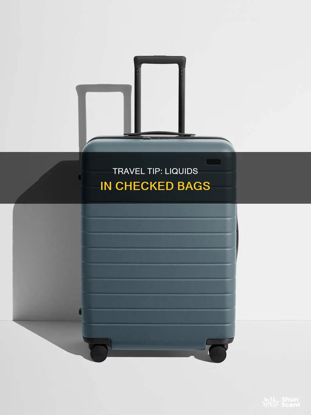 can i have liquids like perfume in my checked bag