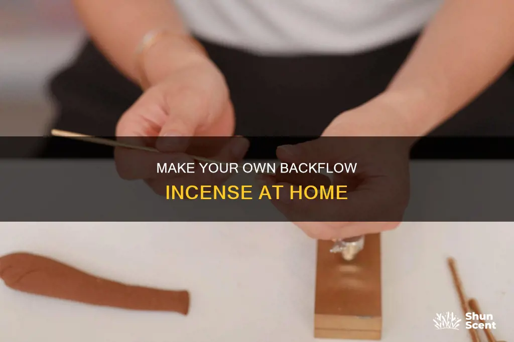 can i make backflow incense