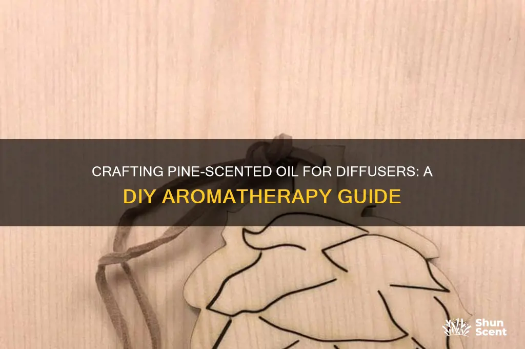 can i make pine scented oil for differser