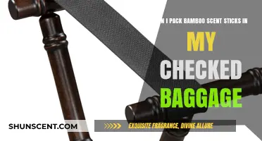 Packing Bamboo Scent Sticks in Checked Luggage: TSA Rules and Tips