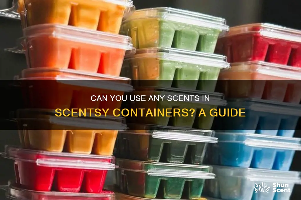 can i put any scents in scentsy container