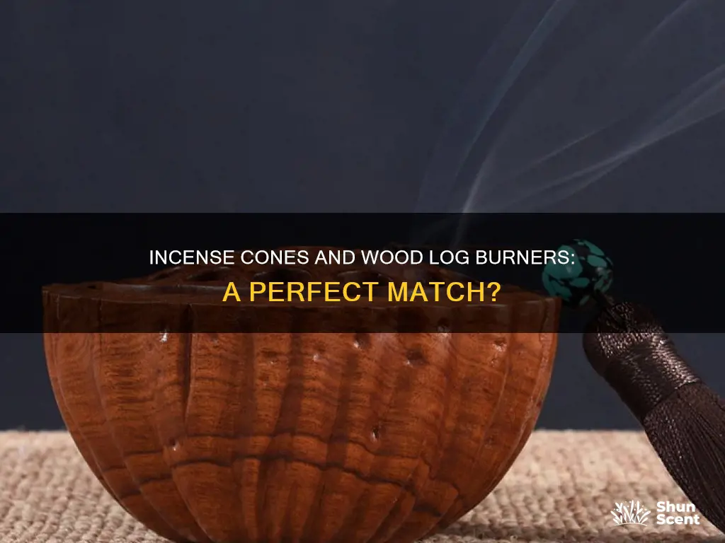 can i put cones in a wood log incense burner