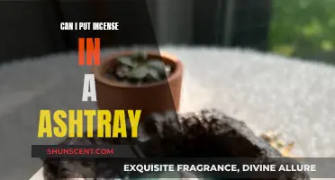 Incense and Ashtrays: A Safe Combination?