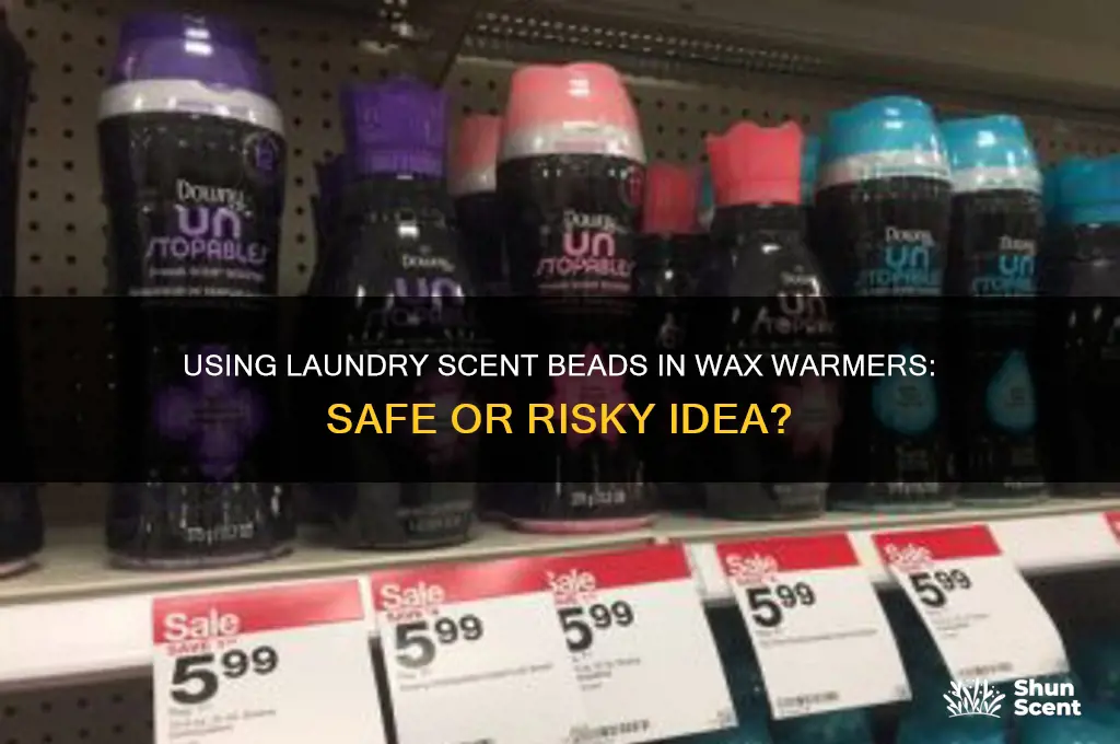 can i put laundry scent beads in wax warmer