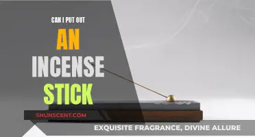 How to Safely Extinguish Incense Sticks