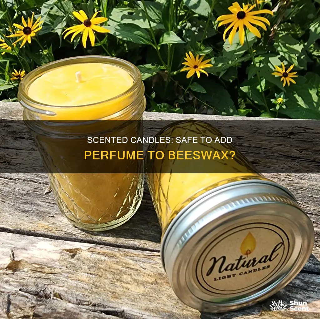 can i put perfume in a beewax candle
