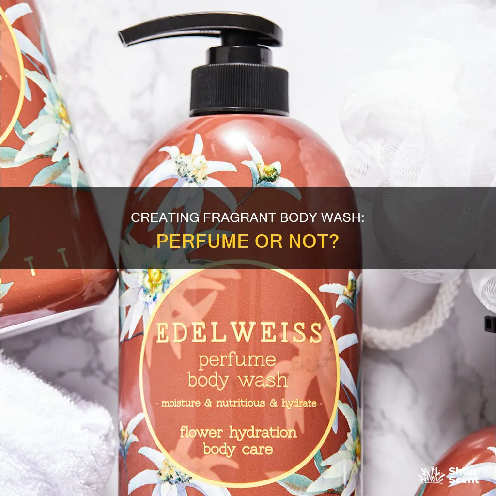 can i put perfume into body wash
