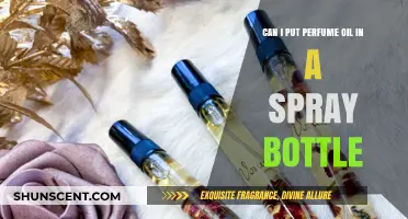 Transforming Perfume Oils into Fragrant Sprays
