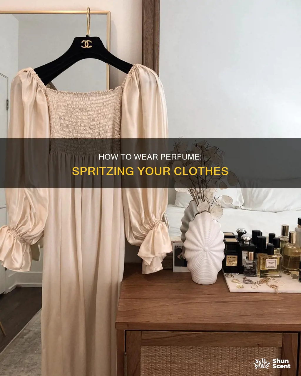 can i put perfume on my clothes