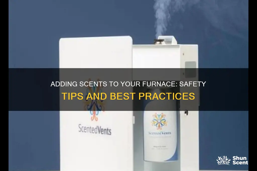 can i put scent in my furnace