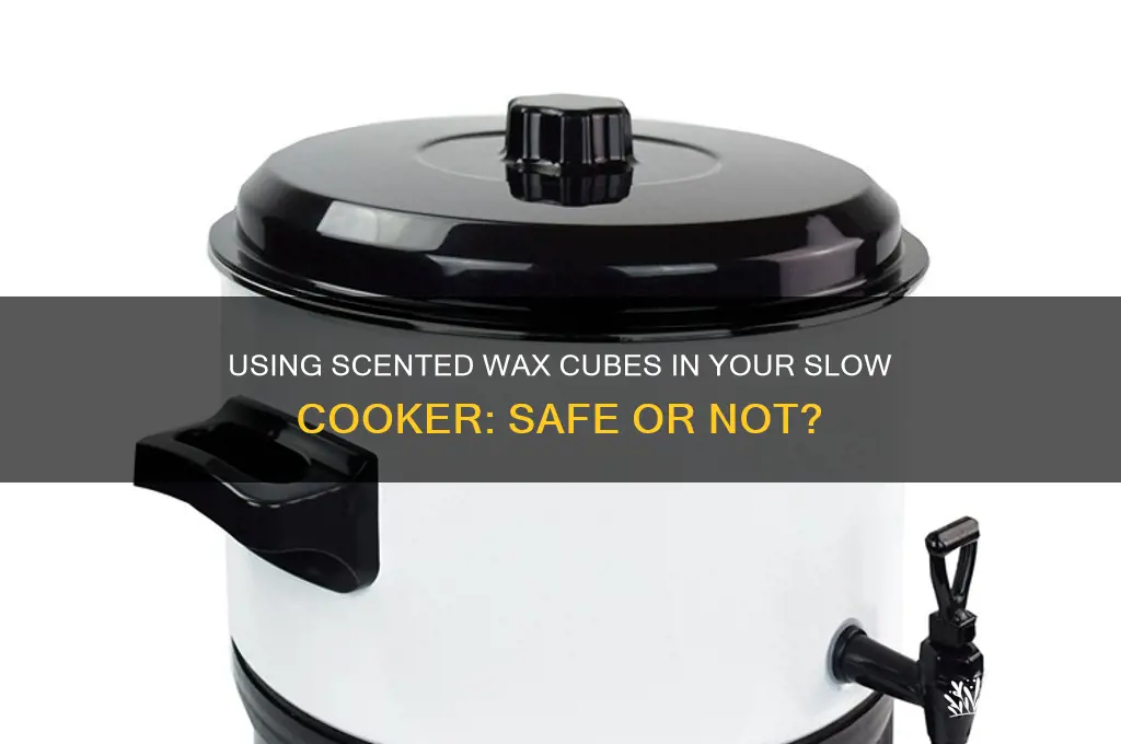 can i put scented wax cubes in my slow cooker