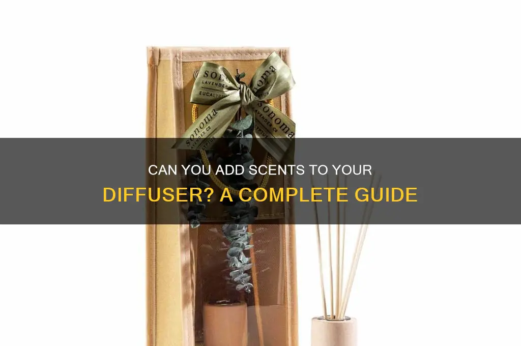 can i put scents in my diffuser