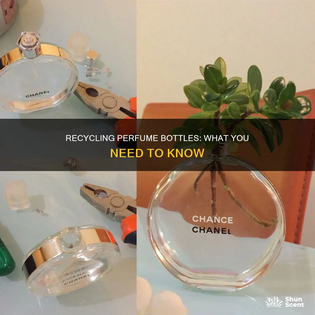 can i recycle empty perfume bottles