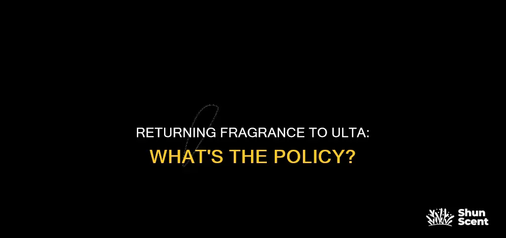 can i return a fragrance to ulta