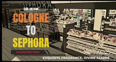 Returning Cologne to Sephora: What's the Policy?