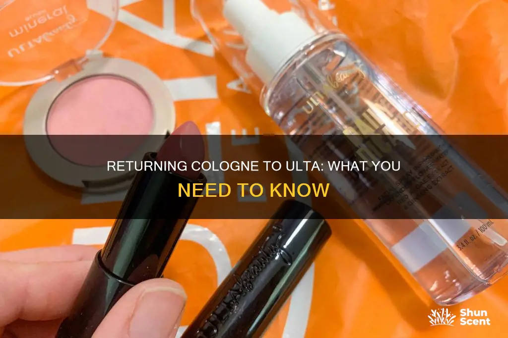 can i return cologne to ulta