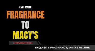 Returning Fragrance to Macy's: What's the Policy?