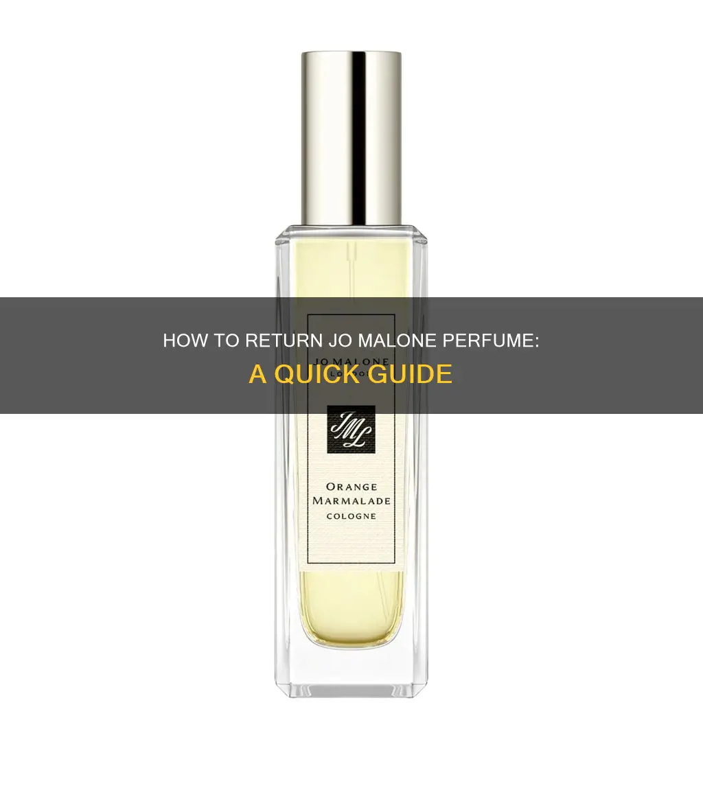 can i return jo malone perfume
