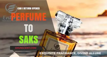 How to Return Opened Perfume to Saks?