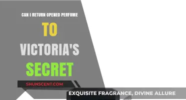 Returning Opened Perfume to Victoria's Secret: What's the Policy?