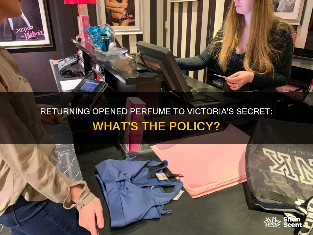 can i return opened perfume to victoria