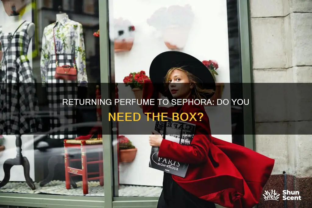 can i return perfume to sephora without box