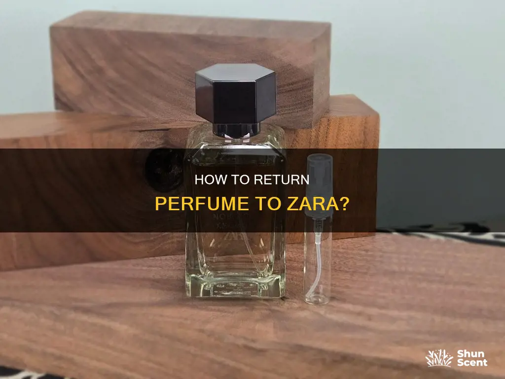 can i return perfume to zara