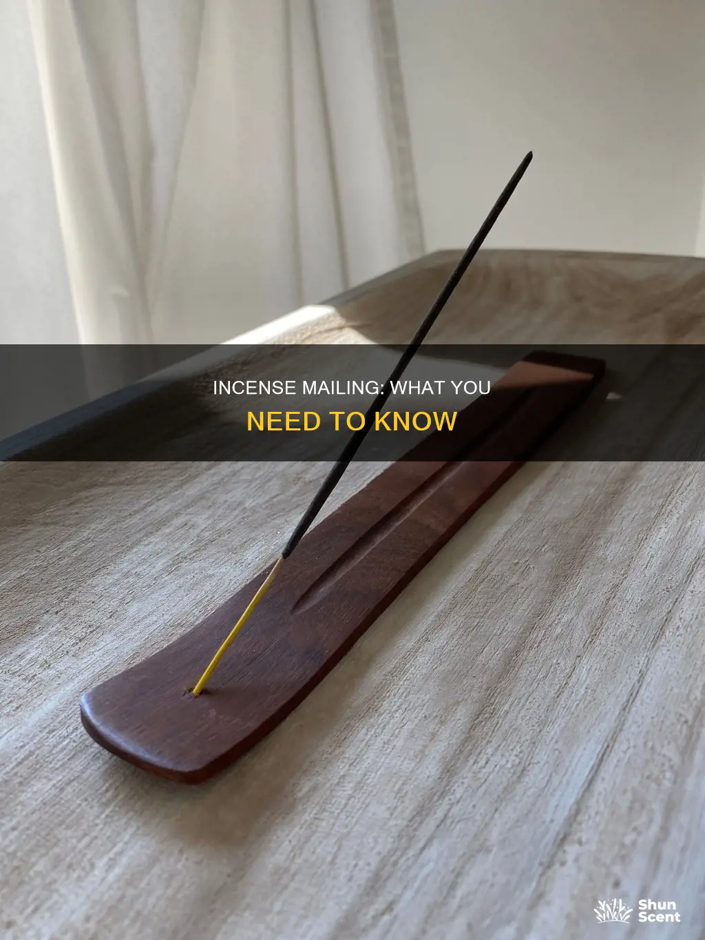 can i send incense through mail