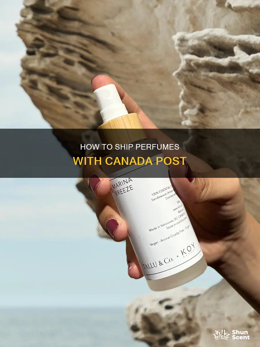 can i send perfume by canada post