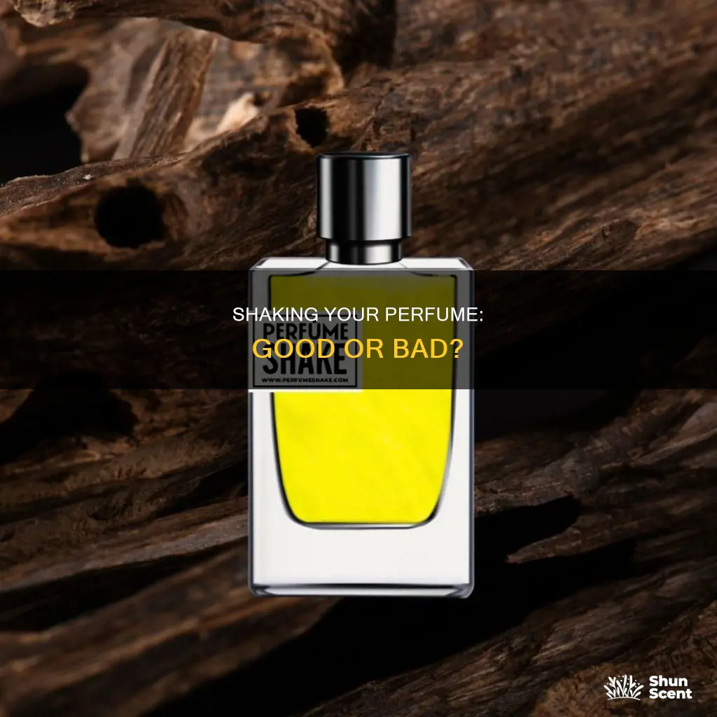 can i shake my perfume